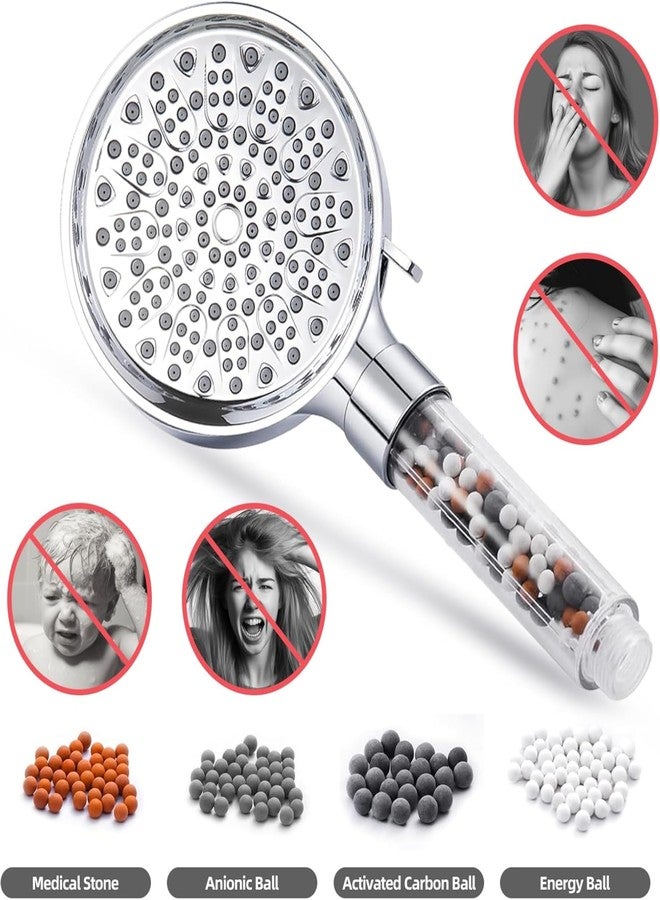 WaterCharm 1 Packs Replacement Shower Head Beads, 90g Shower Filter Stone Beads, Mineral Stone Balls for Water Filtration, for Filtered Shower Head (HDL-SF-B) - Image 2